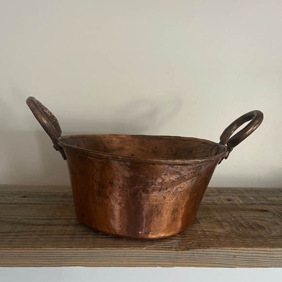 Vintage Copper Bucket with Handles - Picture 7 of 9